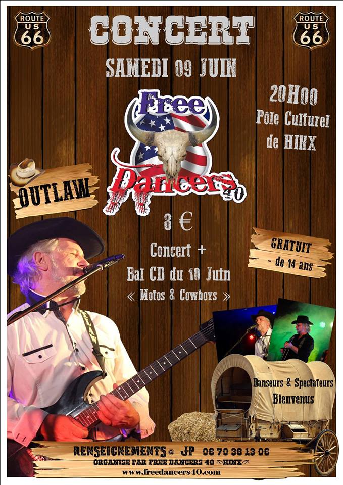Concert Bal Soirée Festival Country Hinx<br />Landes (40)